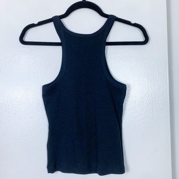 bp Black Cropped Ribbed Tank Top - Picture 5 of 5